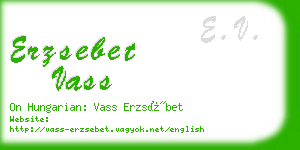 erzsebet vass business card